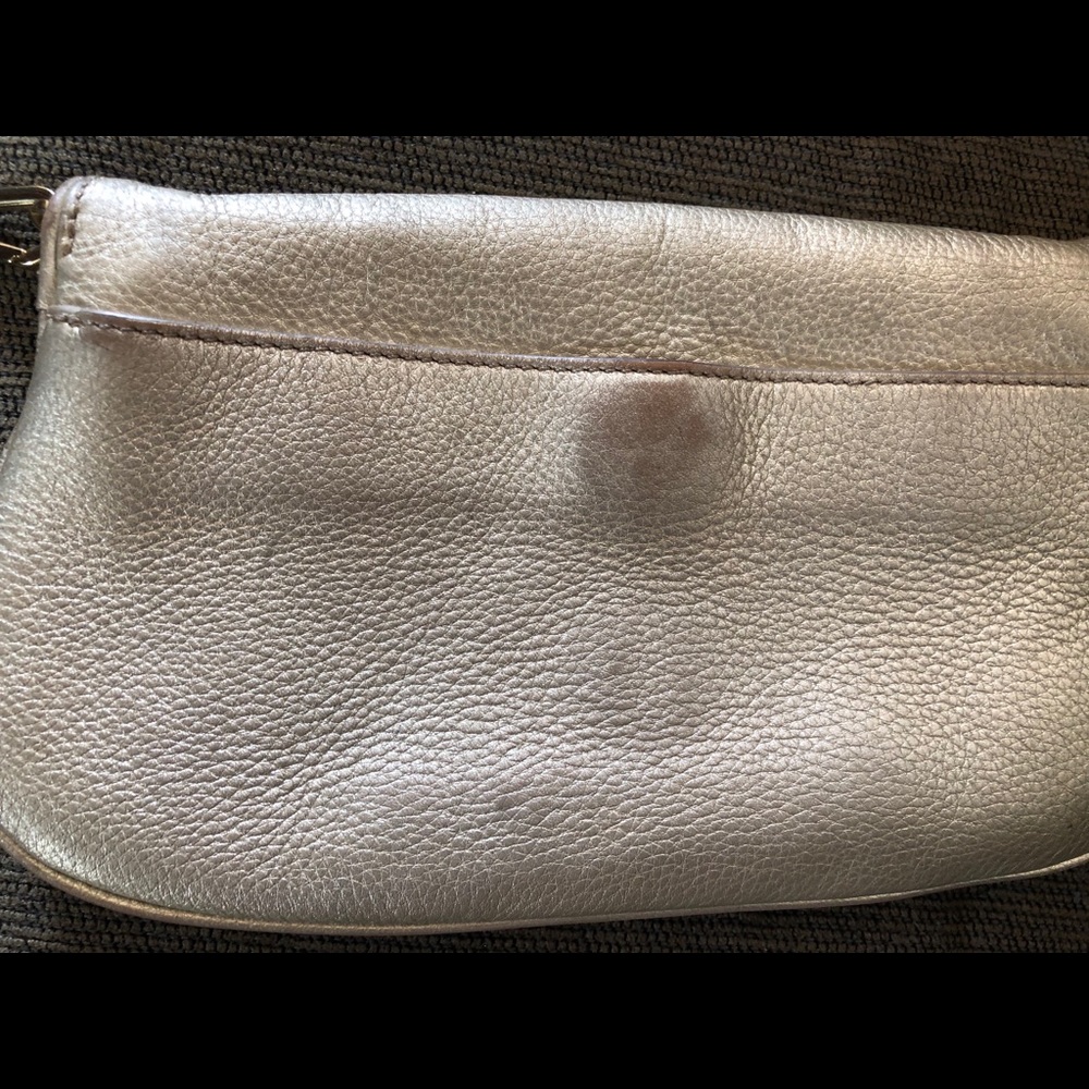 Auth Tory Burch Metallic Gold Crossbody Bag Purse - Picture 15 of 15